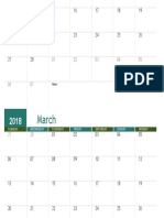 Academic Calendar (Any Year) 1