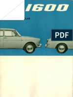 August 1965 Type 3 1600 Owners Manual