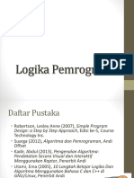 Logika Pemrograman 001 Algoritma