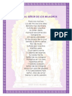 Poema Al Señor de Los Milagros