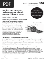 Splint Wear and Care Instructions | PDF