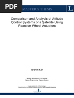 MSC Thesis Comparison and Analysis of Attitude Control Systems of A Satellite Using Reaction Wheel Actuators