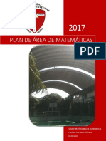 Plan de Área 2017 - Matematicas