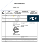 Formulario de Gestión de La Producción