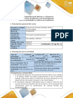 Guía de Actividades y Rúbrica de Evaluación . Fase 4. Plantear Problemas y Alternativas de Solución