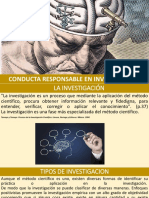 Conducta Responsable en Investigación