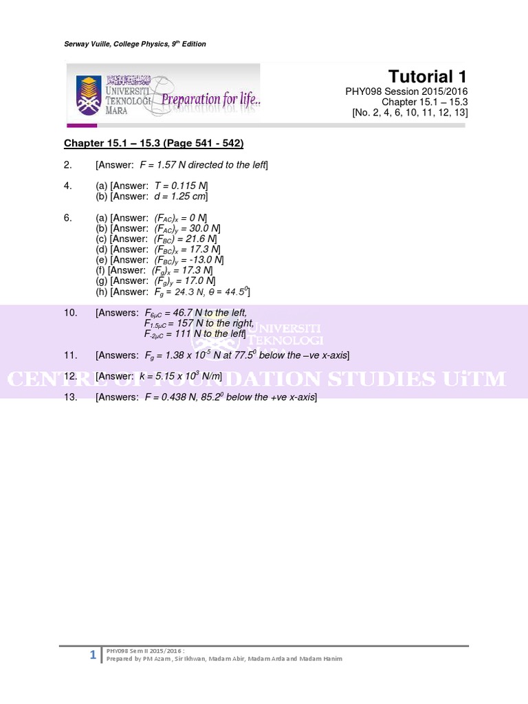 Tutorial 1 15 3 Page 541 542