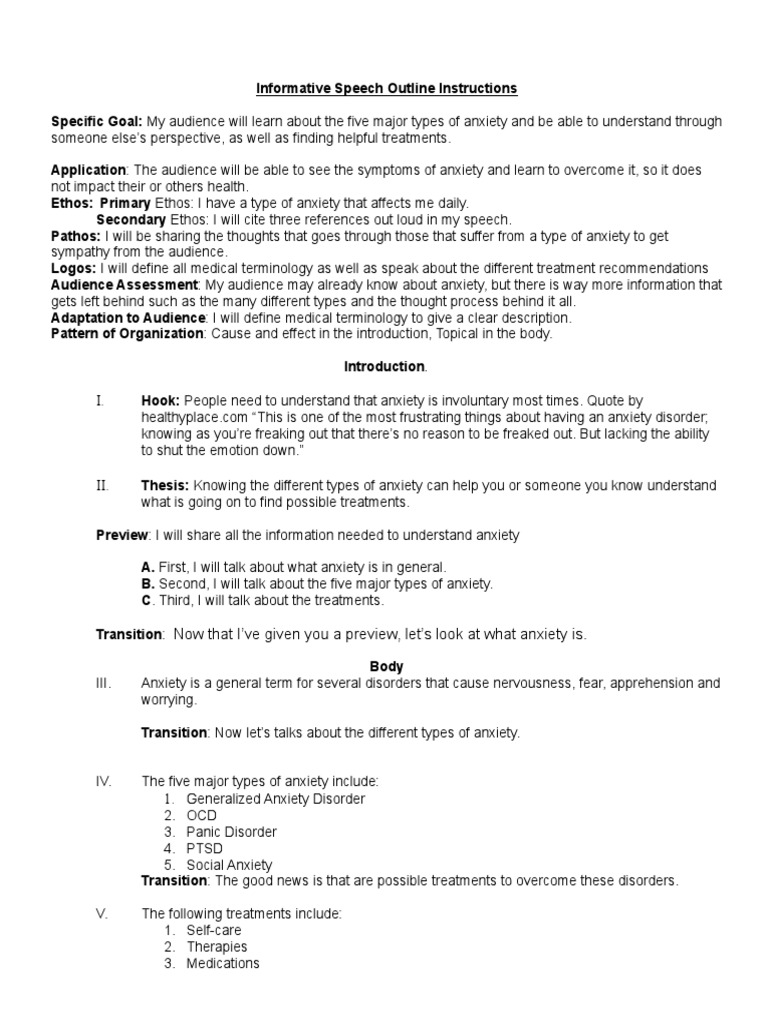 Informative speech picture