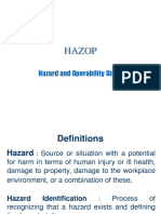 Hazop: Hazard and Operability Study