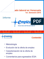 Informe Empleate 1er Semestre 2010