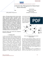 Comparative Study on Dynamic Key Management for Cluster based Sensor Networks