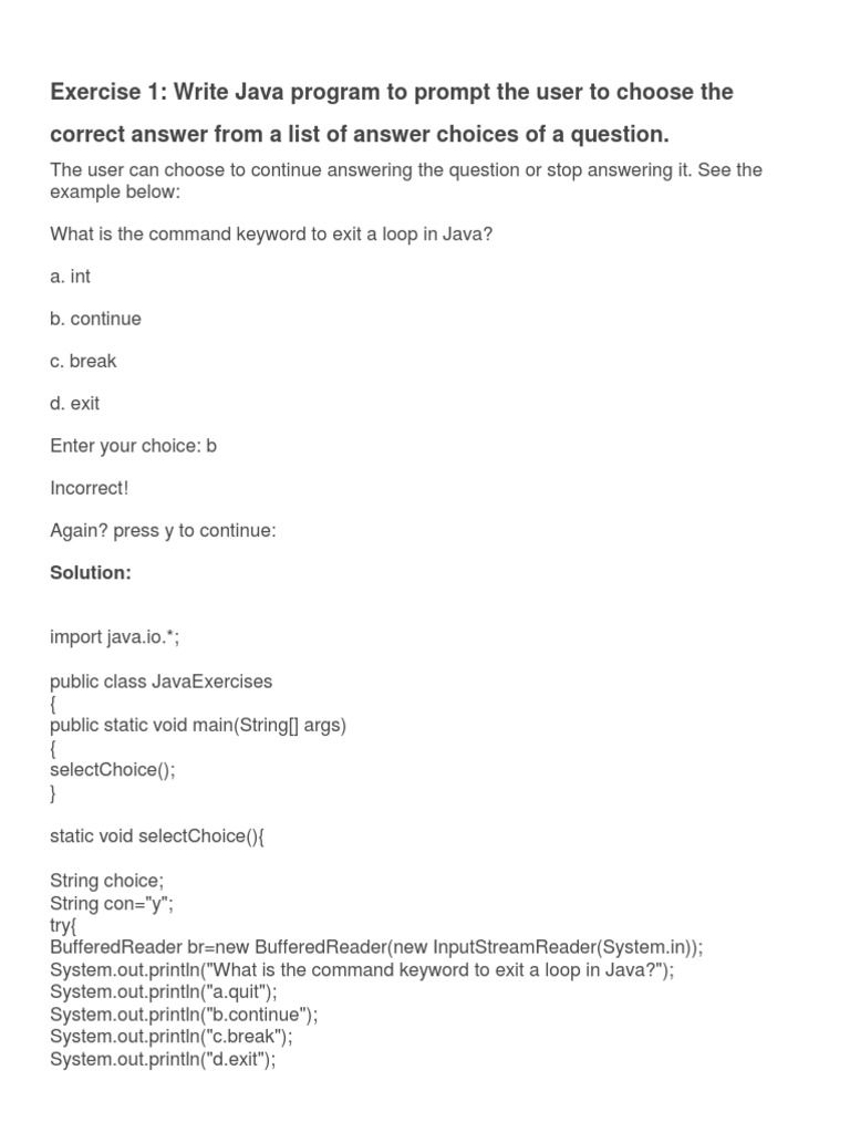 Java User Interaction Programs | PDF | Technology & Engineering