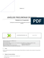 Análise de riscos para fundação de pilar em tubulão de ar comprimido