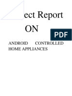 Android Controlled Home Appliances