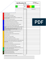 Formato Check List Verificacion 5S Planta