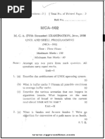 Mca-502 Unix and Shell Programming Jun 2008 PDF