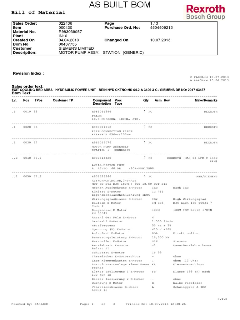 Bill of Material | PDF | Electrical Engineering | Electromagnetism
