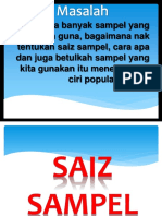 Cara Menentukan Saiz Sampel Yang Tepat