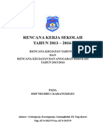 Rencana Kerja Sekolah Jadi 1516