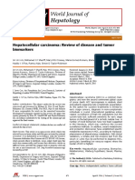 Hepatocelullar Carcinoma - Review of Disease and Tumor Biomarkers