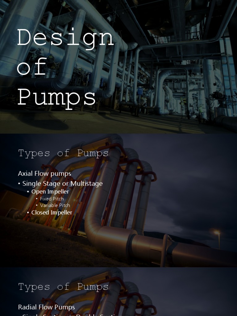 Design of Pumps PDF Pump Flow Measurement
