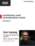 Containers vs Virtualization