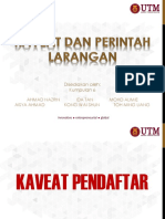 Kaveat Dan Perintah Larangan