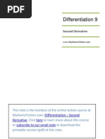 Differentiation 8 - Small Change and Approximation 