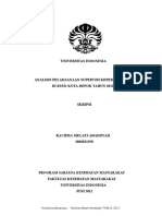 Analisis Pelaksanaan Supervisi Keperawatan Di RSUD Kota Depok Tahun 2012