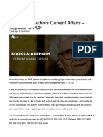 Books and Authors Curren... in PDF - Testbook Blog