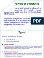 Matrix Analysis of A Structure Is A Branch of