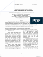 Kinetika Fermentasi Produksi Selulosa Bakteri PDF