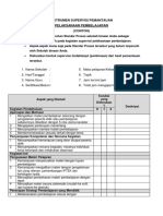 Contoh Instrumen Pemantauan