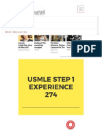 USMLE Step 1 - 274 - NBME, Anatomy, Behavioural Science - How To Prepare