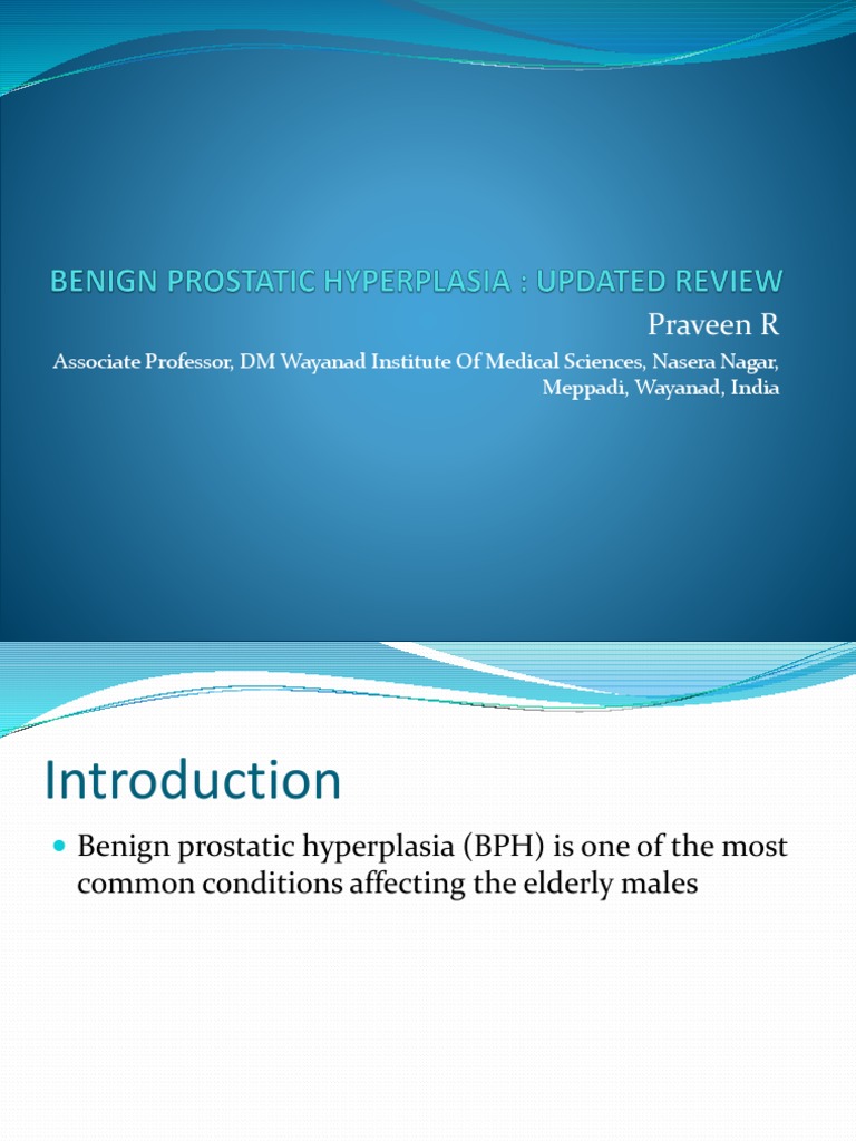Understanding Benign Prostatic Hyperplasia | PDF | Prostate | Prostate ...