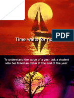 Time Waits for No One