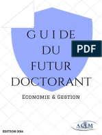 Guide Du Futur Doctorant - Acem