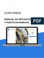 CONTASOL Manual de Instalacion y Puesta en Marcha PDF