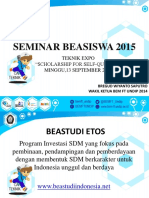Seminar Beasiswa Bem FT 2015