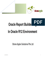 Oracle Report 10g Training
