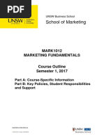 MARK1012 Marketing Fundamentals S12017 PDF