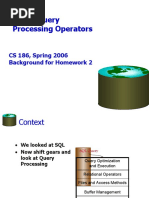 Unary Query Processing Operators: CS 186, Spring 2006 Background For Homework 2