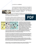 Evolucion de Las Tic en La Empresa