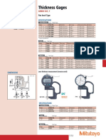 Thickness Gages: Specifications