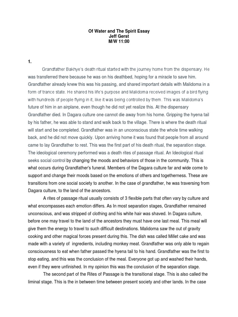 Dagara Death Rituals and Cultural Insights | PDF | Rituals | Funeral