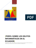 Perfil de Los Delitos Informaricos Ecuador - Fiscalia