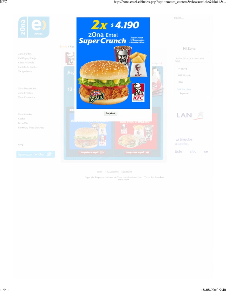 KFC | PDF