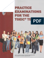 Practice Examinations For The TOEIC Test