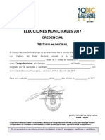Credencial Testigo Municipal 2017 PDF