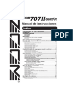 Manual - Pedaleira ZOOM S-707 PDF
